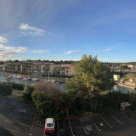 Aig_183 Renove Avec Terrasse Et Vue Exceptionnelle Sur La Marina, L'etang Et Le Village De דירה גרואיסאן